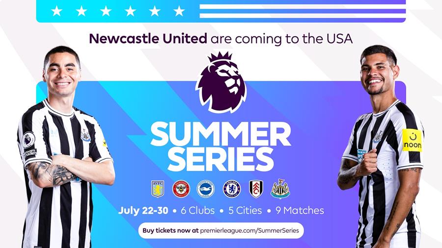 Newcastle United - General sale opens for Premier League Summer Series tickets