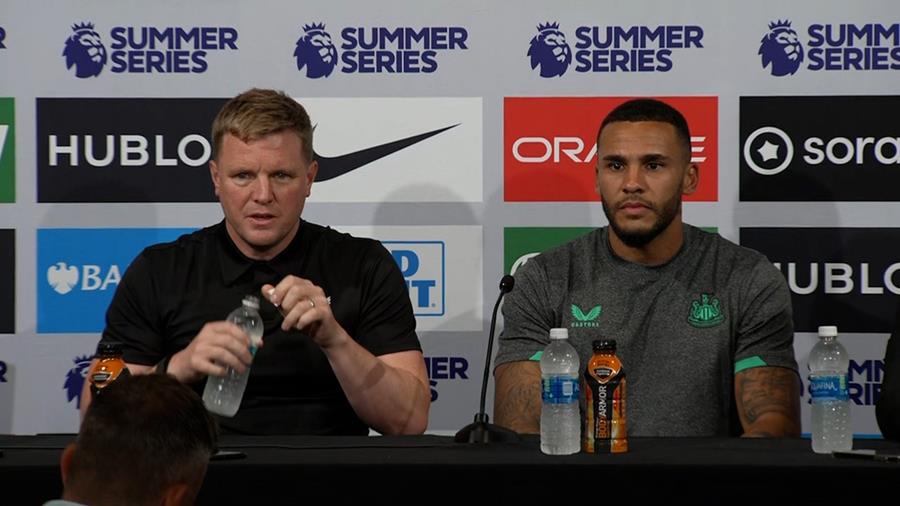 Howe and Lascelles meet the media in Philadelphia – Newcastle United