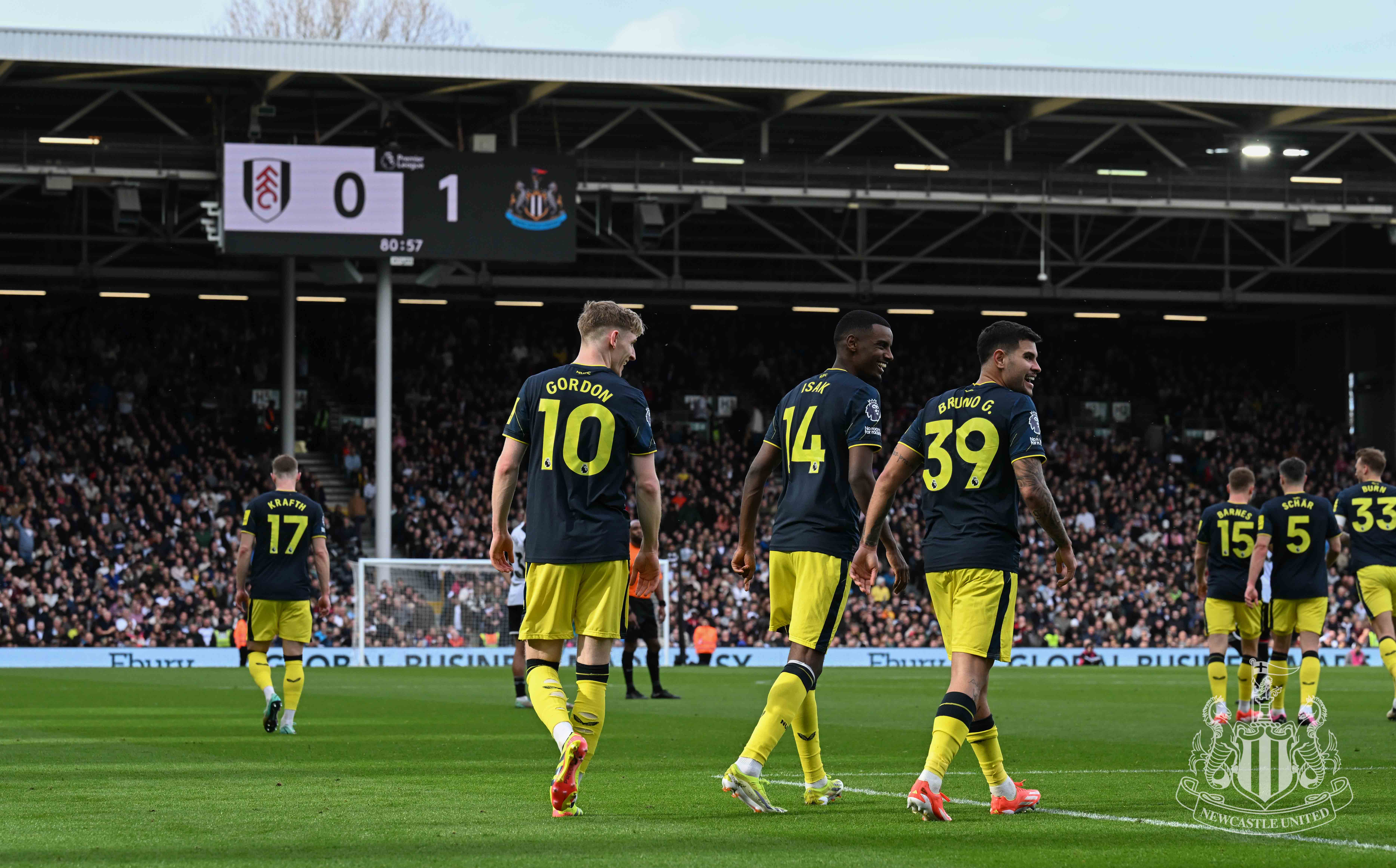 Newcastle United - Fulham win in pictures